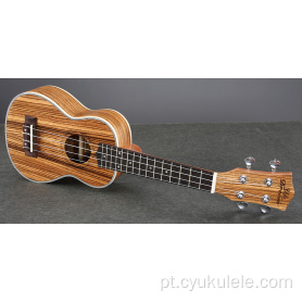 Ukulele de pau-rosa zebra